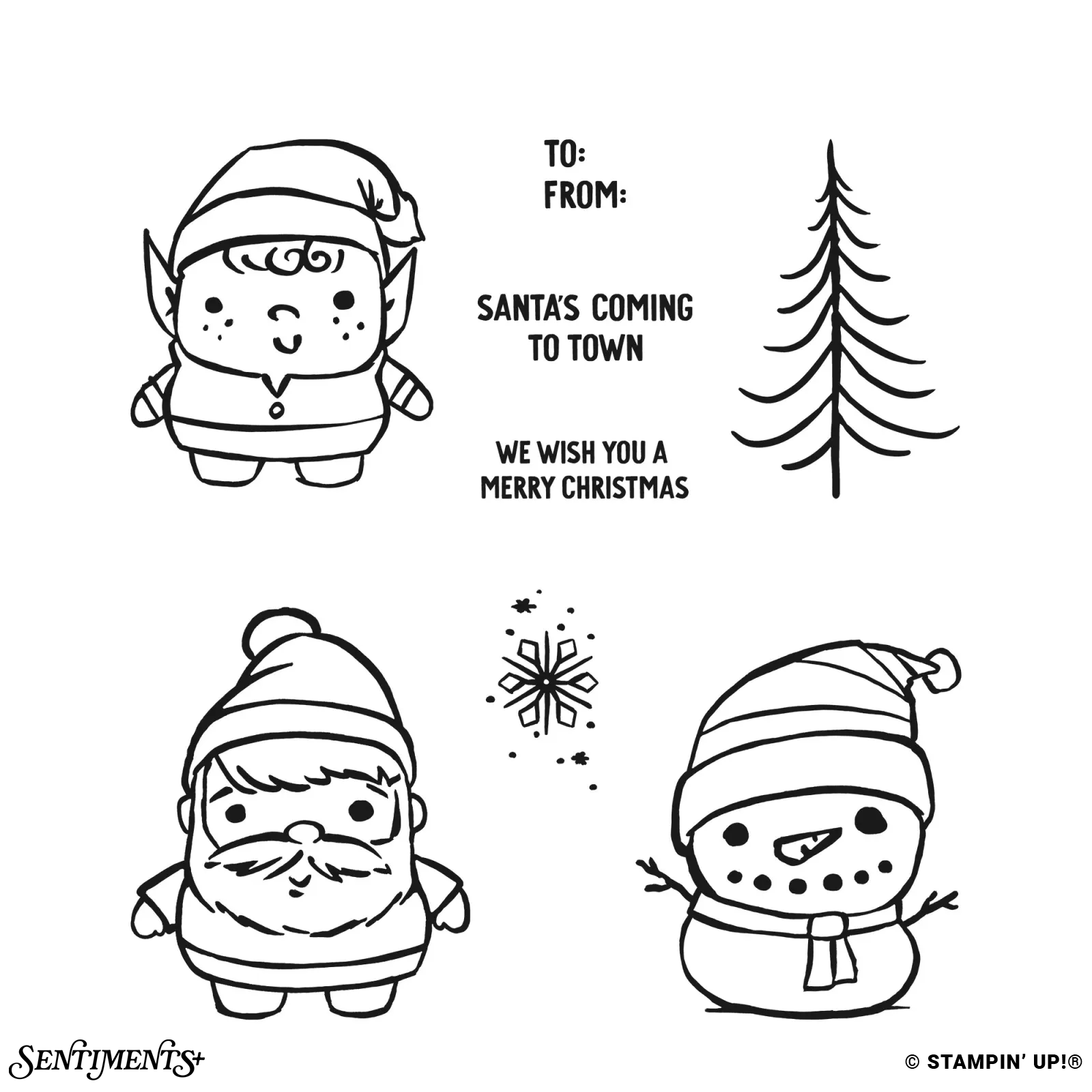 Festive Friends Stamp Set: ©Stampin' Up!®